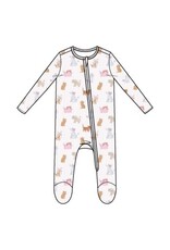 Angel Dear 2 Way Zipper Ruffle Back Footie Fancy Pets