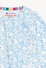 Magnetic  Me Blue Herds of a Feather Modal Footie