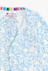 Magnetic  Me Blue Herds of a Feather Modal Footie