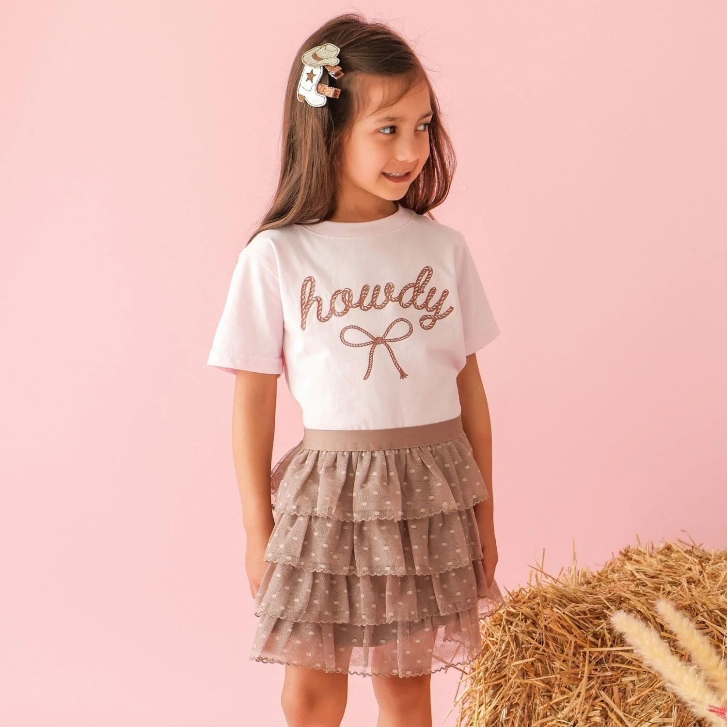 Sweet Wink Howdy Darling Western Short Sleeve T-Shirt
