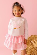 Sweet Wink Bandana Cowgirl Patch Western Sweatshirt