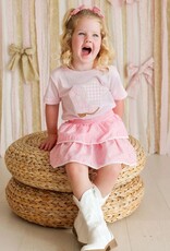 Sweet Wink Pink Bandana Western Skort