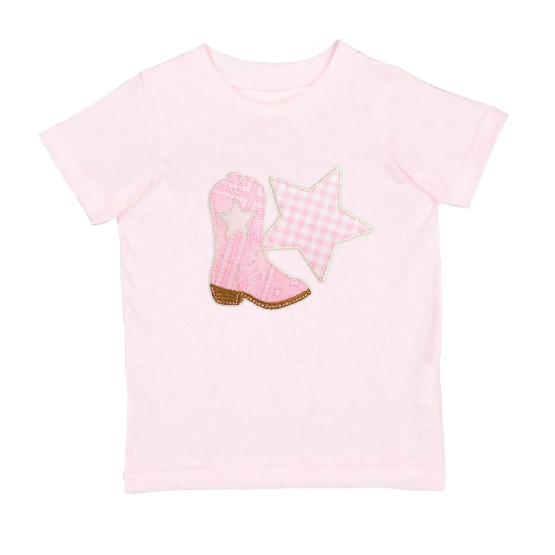 Sweet Wink Bandana Cowgirl Patch Western Short Sleeve T-Shirt