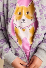Tea Collection Corgi Love Double-Sided Tee Perennial Pink