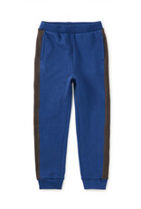 Tea Collection Colorblock Stripe-Out Joggers Royal