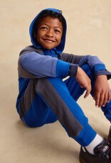 Tea Collection Colorblock Stripe-Out Joggers Royal