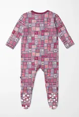 Kickee Pants Print Footie with 2 Way Zipper - Moonlight Christmas Gifts