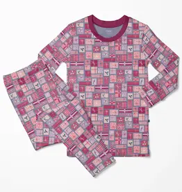 Kickee Pants Print Long Sleeve Pajama Set - Moonlight Christmas Gifts