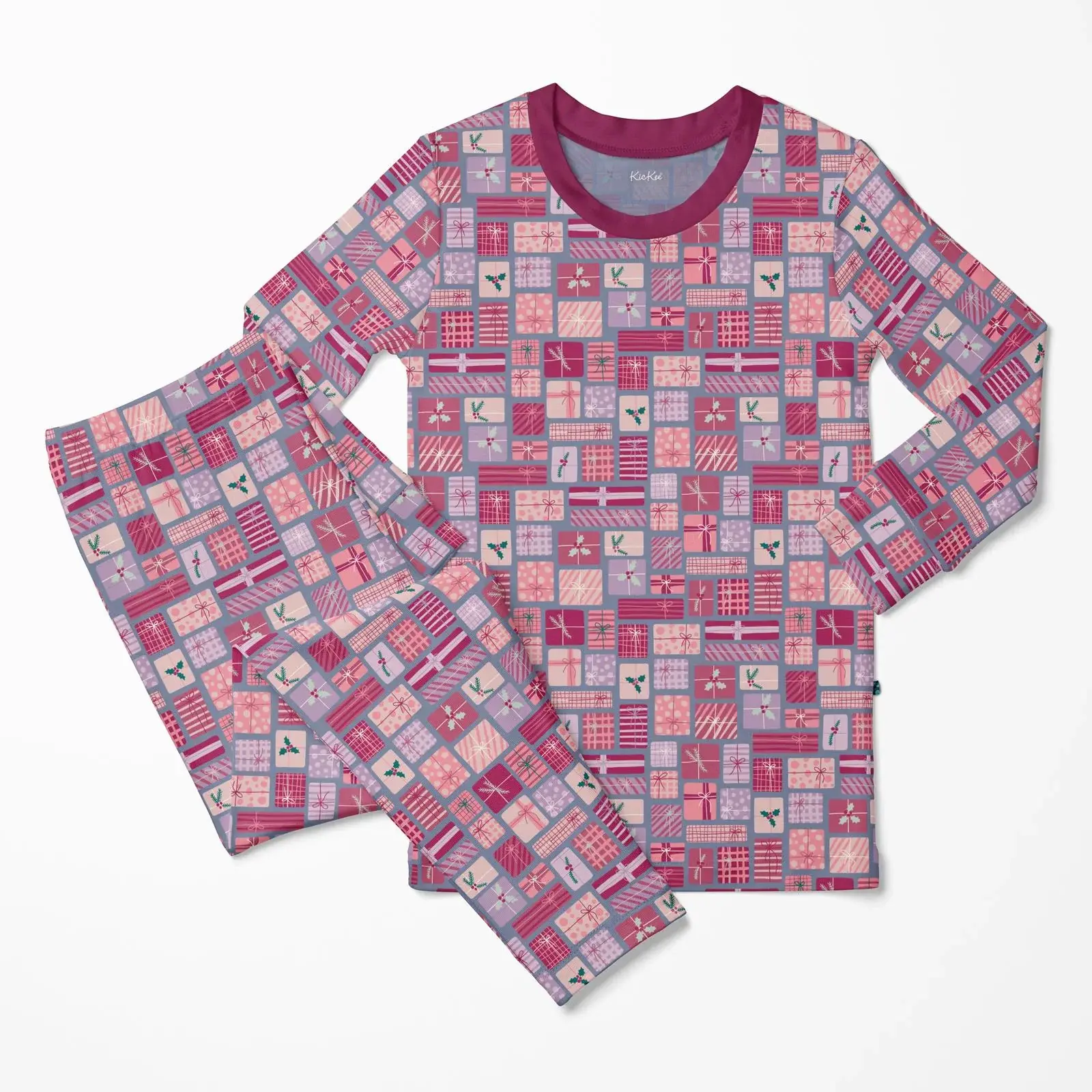 Kickee Pants Print Long Sleeve Pajama Set - Moonlight Christmas Gifts