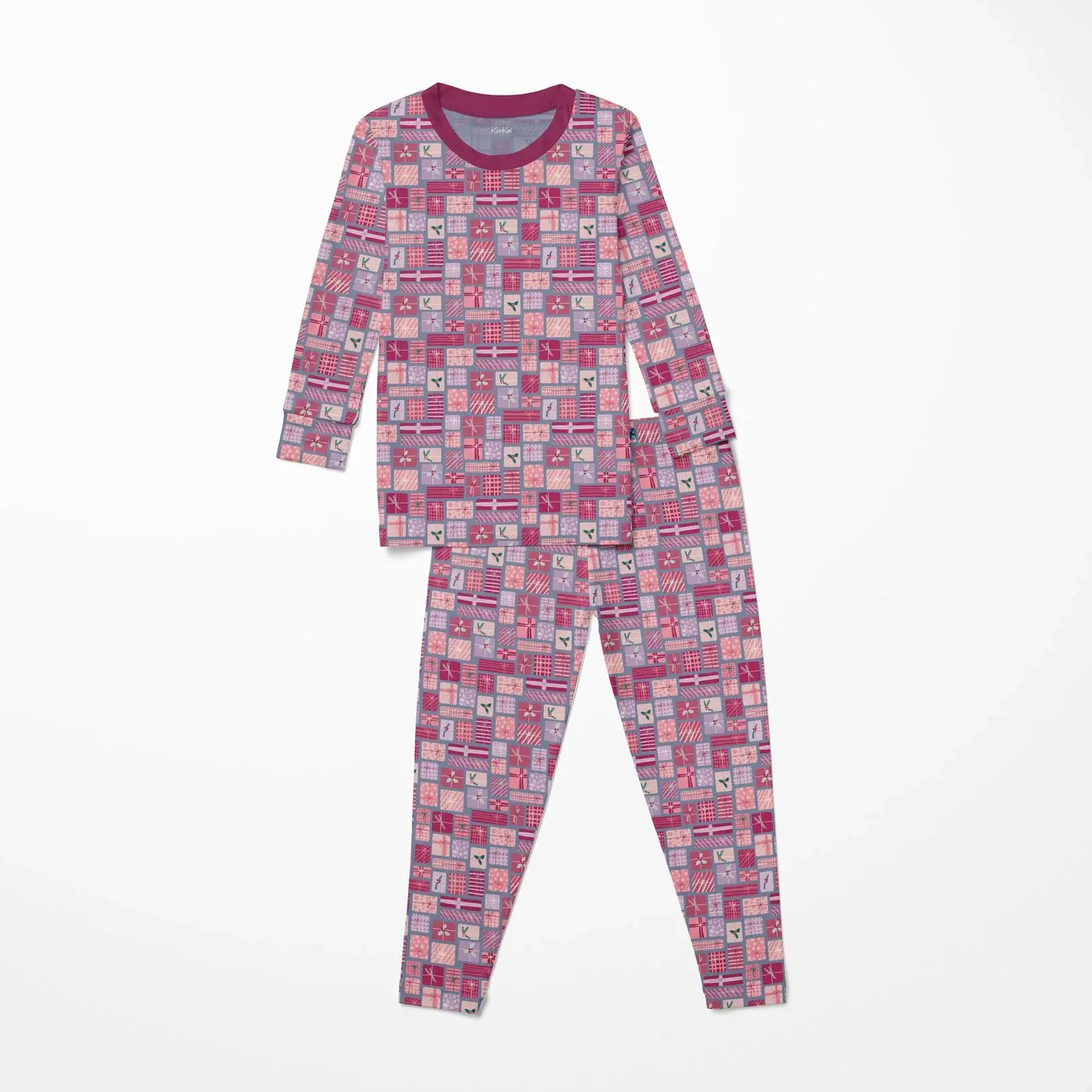 Kickee Pants Print Long Sleeve Pajama Set - Moonlight Christmas Gifts