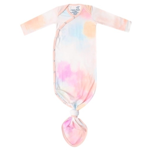 Copper Pearl NEWBORN KNOTTED GOWN - NOVA