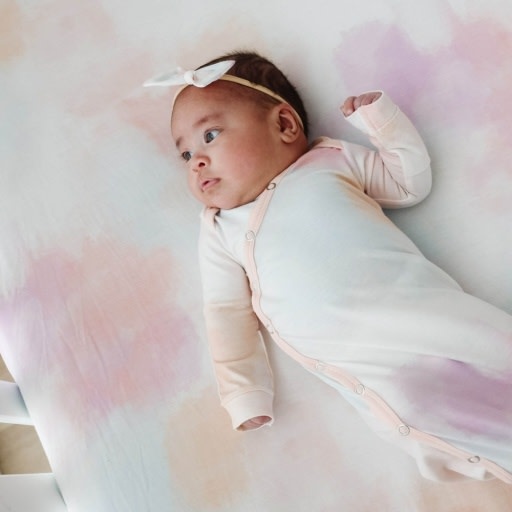 Copper Pearl NEWBORN KNOTTED GOWN - NOVA