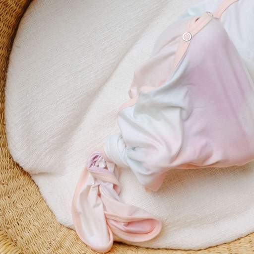 Copper Pearl NEWBORN KNOTTED GOWN - NOVA