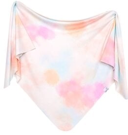 Copper Pearl KNIT SWADDLE BLANKET - NOVA