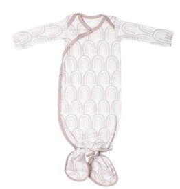 Copper Pearl NEWBORN KNOTTED GOWN - BLISS
