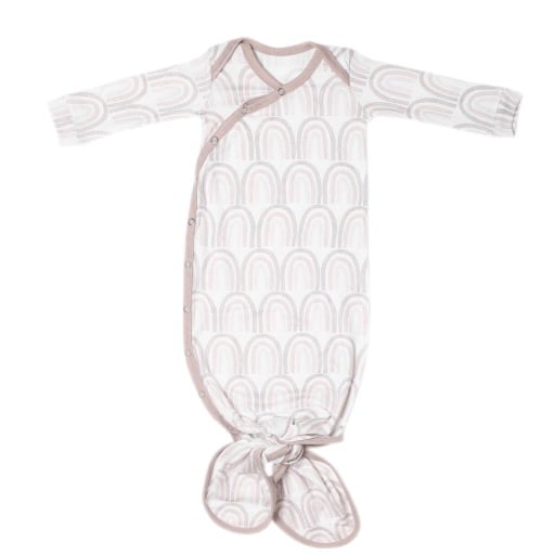 Copper Pearl NEWBORN KNOTTED GOWN - BLISS