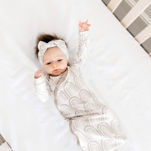 Copper Pearl NEWBORN KNOTTED GOWN - BLISS
