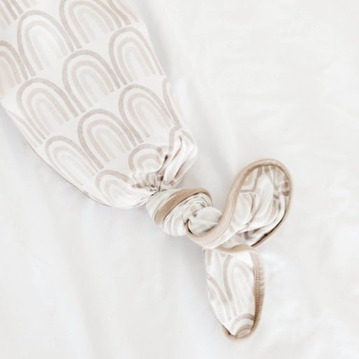 Copper Pearl NEWBORN KNOTTED GOWN - BLISS