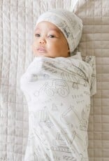 Copper Pearl KNIT SWADDLE BLANKET - GAGE