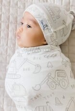 Copper Pearl KNIT SWADDLE BLANKET - GAGE