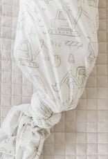 Copper Pearl KNIT SWADDLE BLANKET - GAGE
