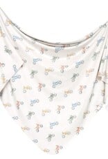 Copper Pearl KNIT SWADDLE BLANKET - RYDER