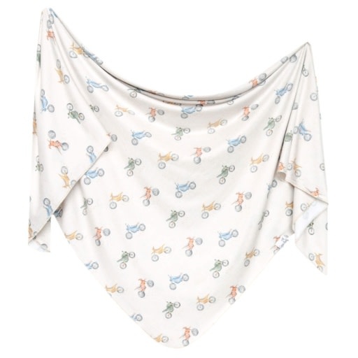 Copper Pearl KNIT SWADDLE BLANKET - RYDER