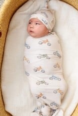 Copper Pearl KNIT SWADDLE BLANKET - RYDER
