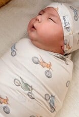 Copper Pearl KNIT SWADDLE BLANKET - RYDER