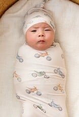 Copper Pearl KNIT SWADDLE BLANKET - RYDER