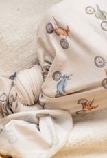 Copper Pearl KNIT SWADDLE BLANKET - RYDER