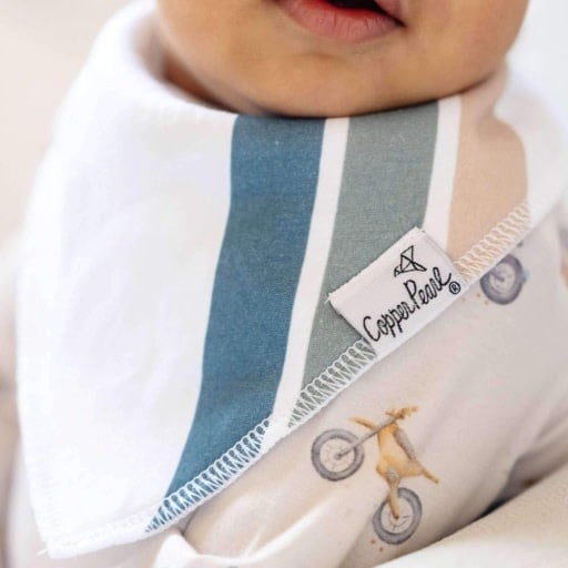 Copper Pearl 4 PACK BABY BANDANA BIBS - RYDER