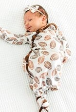 Copper Pearl NEWBORN KNOTTED GOWN - BLITZ