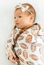 Copper Pearl NEWBORN KNOTTED GOWN - BLITZ
