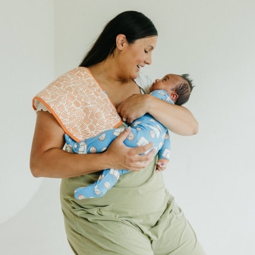 Copper Pearl 3 PACK PREMIUM BURP CLOTHS - DUNK
