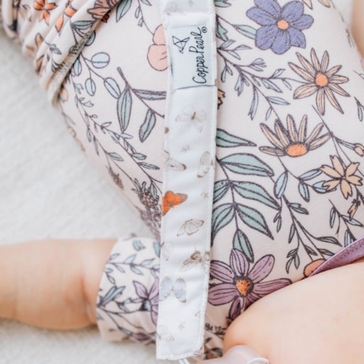 Copper Pearl BINKY CLIPS - FLORA