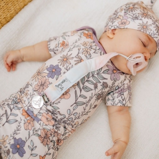 Copper Pearl BINKY CLIPS - FLORA
