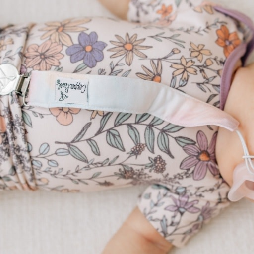 Copper Pearl BINKY CLIPS - FLORA