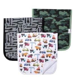 Copper Pearl 3 PACK PREMIUM BURP CLOTHS - DIESEL