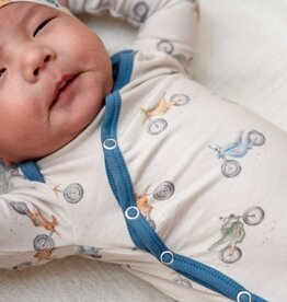 Copper Pearl NEWBORN KNOTTED GOWN - RYDER