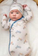 Copper Pearl NEWBORN KNOTTED GOWN - RYDER