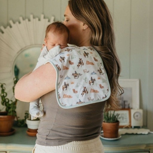 Copper Pearl 3 PACK PREMIUM BURP CLOTHS - BOONE