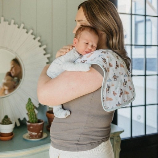 Copper Pearl 3 PACK PREMIUM BURP CLOTHS - BOONE