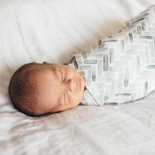 Copper Pearl KNIT SWADDLE BLANKET - ALTA