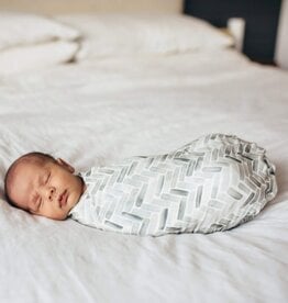 Copper Pearl KNIT SWADDLE BLANKET - ALTA