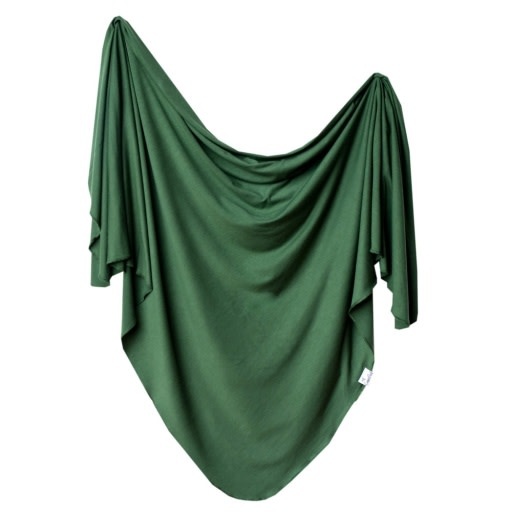 Copper Pearl KNIT SWADDLE BLANKET - ALDER