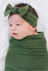 Copper Pearl KNIT SWADDLE BLANKET - ALDER
