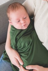 Copper Pearl KNIT SWADDLE BLANKET - ALDER