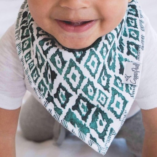 Copper Pearl 4 PACK BABY BANDANA BIBS - BISON