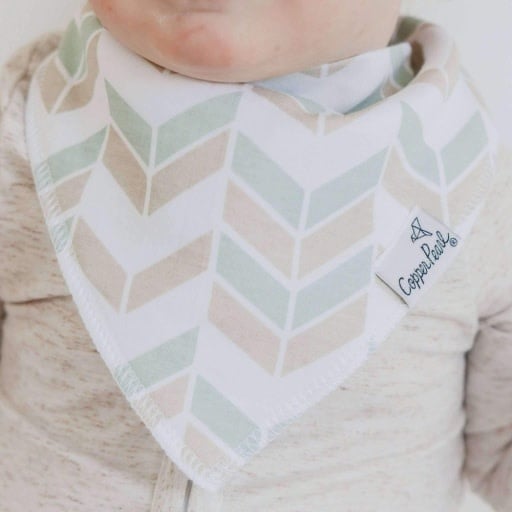 Copper Pearl 4 PACK BABY BANDANA BIBS - ARCHER